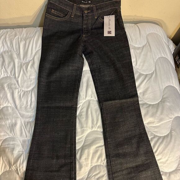 Frankie B Black Jeans Size 2, Inseam: 34 inches Bootcut - Picture 1 of 13